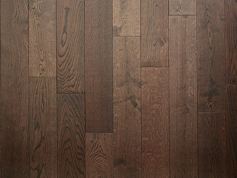 Массивная доска Woodline Дуб Dark Brown 