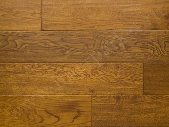Паркетная доска Global Parquet Дуб Pecan (ручное скобление) натур